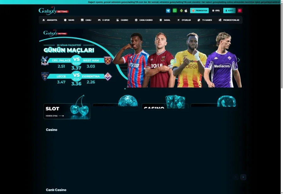 Galaxybetting ekran görüntüsü